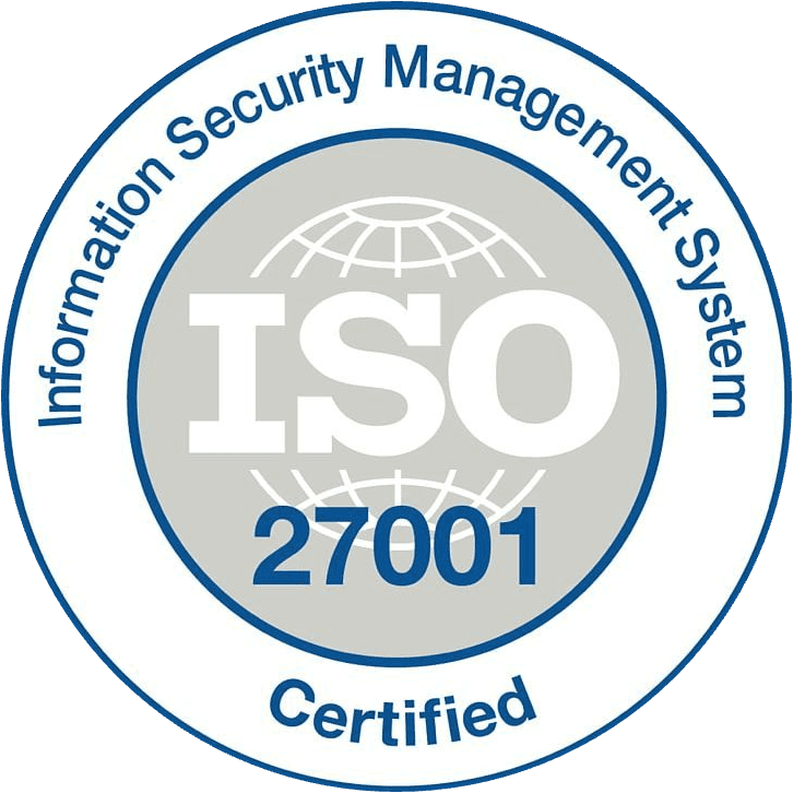 ISO/IEC 27001 certified
